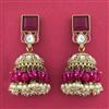 Indo Western Meenakari Earring With Mehndi Plating