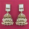 Indo Western Meenakari Earring With Mehndi Plating
