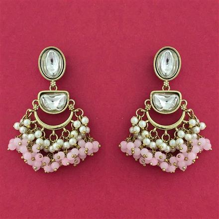 Indo Western Classic Earring With Mehndi Plating