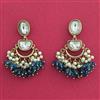 Indo Western Classic Earring With Mehndi Plating