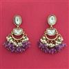 Indo Western Classic Earring With Mehndi Plating
