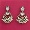 Indo Western Classic Earring With Mehndi Plating