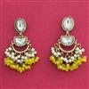 Indo Western Classic Earring With Mehndi Plating