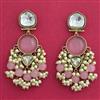 Indo Western Classic Earring With Mehndi Plating