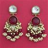 Indo Western Classic Earring With Mehndi Plating