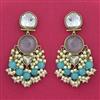 Indo Western Classic Earring With Mehndi Plating