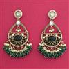 Indo Western Classic Earring With Mehndi Plating
