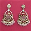 Indo Western Classic Earring With Mehndi Plating