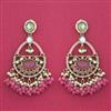 Indo Western Classic Earring With Mehndi Plating