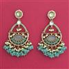 Indo Western Classic Earring With Mehndi Plating