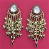 Indo Western Meenakari Earring With Mehndi Plating