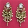 Indo Western Meenakari Earring With Mehndi Plating