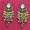 Indo Western Meenakari Earring With Mehndi Plating