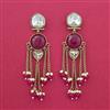 Indo Western Classic Earring With Mehndi Plating