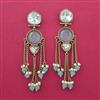 Indo Western Classic Earring With Mehndi Plating