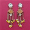 Indo Western Classic Earring With Mehndi Plating