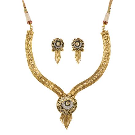 Antique Classic Necklace with gold plating