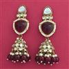 Indo Western Jhumki With Mehndi Plating