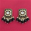 Indo Western Meenakari Earring With Mehndi Plating