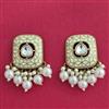 Indo Western Meenakari Earring With Mehndi Plating