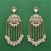 Indo Western Classic Earring With Mehndi Plating