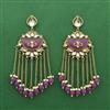 Indo Western Classic Earring With Mehndi Plating