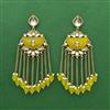 Indo Western Classic Earring With Mehndi Plating