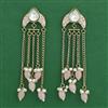 Indo Western Meenakari Earring With Mehndi Plating
