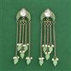 Indo Western Meenakari Earring With Mehndi Plating