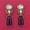 Indo Western Classic Earring With Mehndi Plating