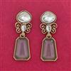 Indo Western Classic Earring With Mehndi Plating