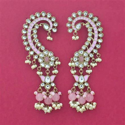 Indo Western Earcuff With Mehndi Plating