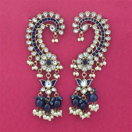 Indo Western Earcuff With Mehndi Plating