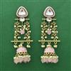 Indo Western Jhumki With Mehndi Plating