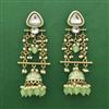Indo Western Jhumki With Mehndi Plating