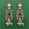 Indo Western Jhumki With Mehndi Plating