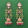Indo Western Jhumki With Mehndi Plating