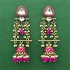 Indo Western Jhumki With Mehndi Plating