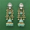 Indo Western Jhumki With Mehndi Plating