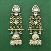 Indo Western Jhumki With Mehndi Plating