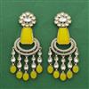 Indo Western Classic Earring With Mehndi Plating