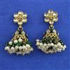 Indo Western Jhumki with Mehndi Plating