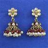 Indo Western Jhumki with Mehndi Plating
