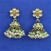 Indo Western Jhumki with Mehndi Plating