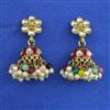 Indo Western Jhumki with Mehndi Plating