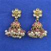 Indo Western Jhumki with Mehndi Plating