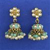 Indo Western Jhumki with Mehndi Plating