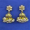 Indo Western Jhumki with Mehndi Plating