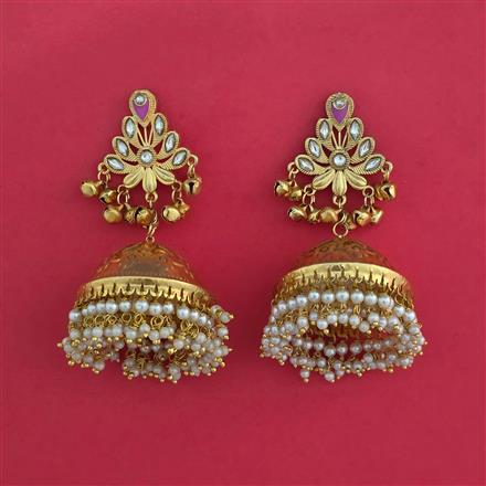 Indo Western Jhumki With Gold Plating
