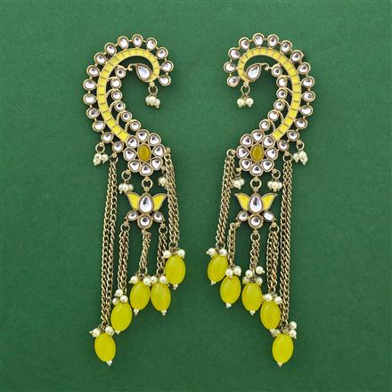 Indo Western Earcuff With Mehndi Plating